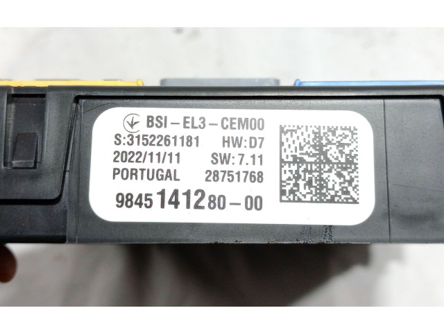 Pojistková skříňka Řídící jednotka BSM 9845141280   Peugeot Rifter 2022