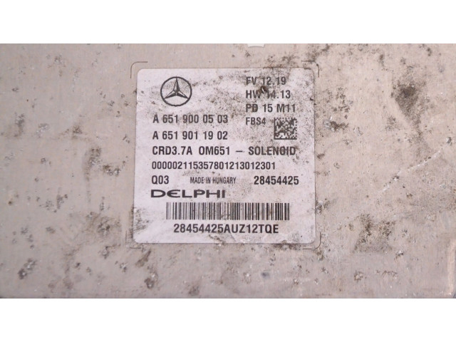 Řídící jednotka A6519000503, A6519011902   Mercedes-Benz E C207 W207 2016