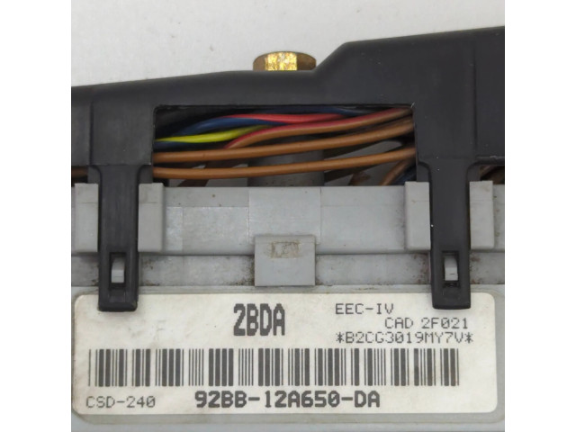 Блок управления двигателя 92BB12A650DA, 2BDA   Ford Sierra