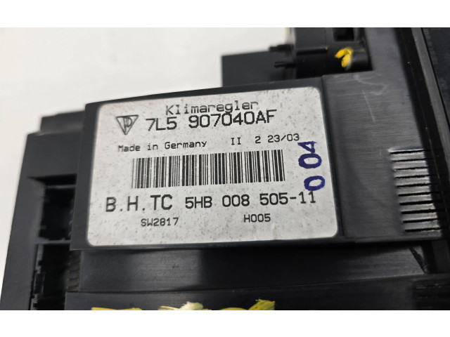 Блок управления климат-контролем 7L5907040AF, 7L5907040A   Porsche Cayenne (9PA)