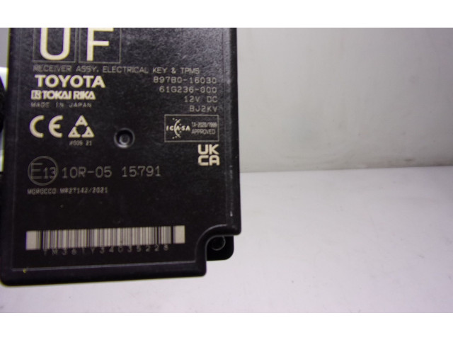   Pojistková skříňka 897B0016030, 897B0016030   Toyota Corolla E160 E170 2023