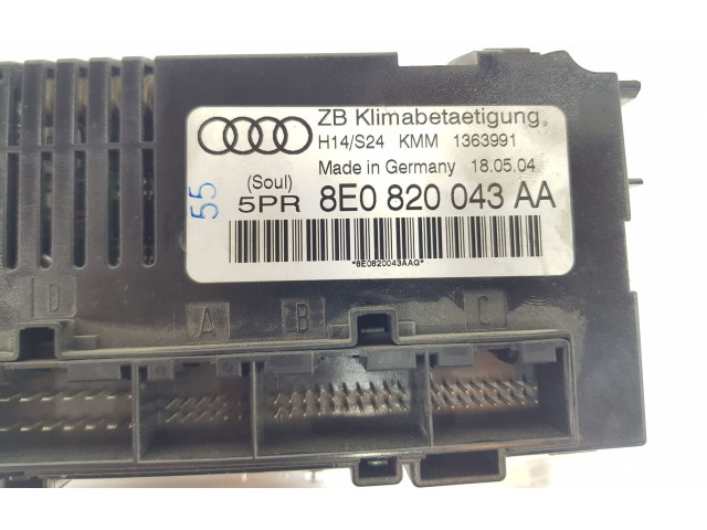 Блок управления климат-контролем 8E0820043AA, 8E0820043BR   Seat Exeo (3R)