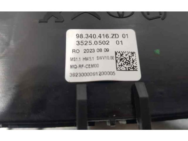 Блок управления климат-контролем 98340416ZD01   Citroen Jumpy