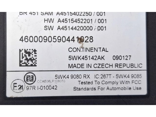   Pojistková skříňka A4515402250   Smart ForTwo II 2010