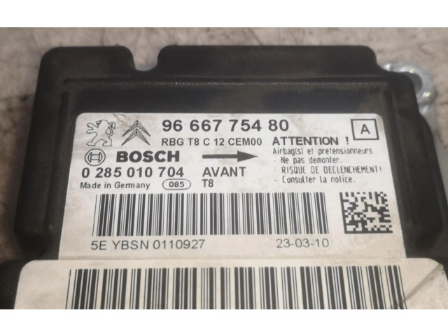 Блок подушек безопасности SLV9666775480   Peugeot 3008 I