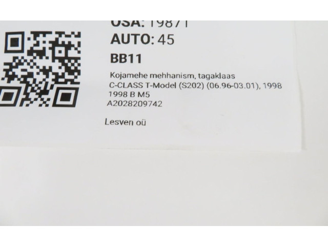 Моторчик заднего дворника A2028209742, A2028209742    Mercedes-Benz C W202