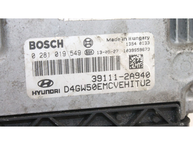 Řídící jednotka 391112A940, 0281019549   Hyundai i30 2012