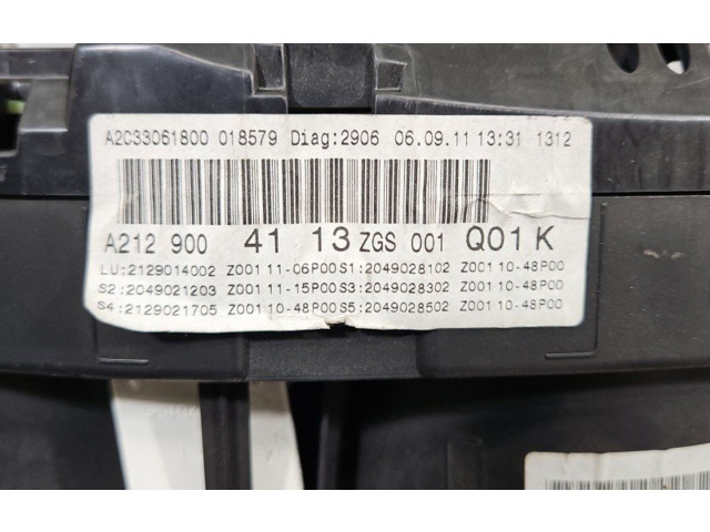 Панель приборов A2129004113, IMPRK1444899   Mercedes-Benz E A207       