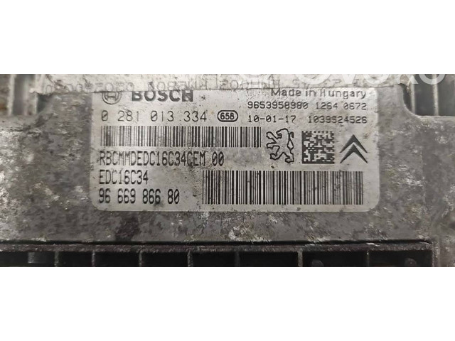 Řídící jednotka 9666986680, 9653958980   Peugeot 5008 2010