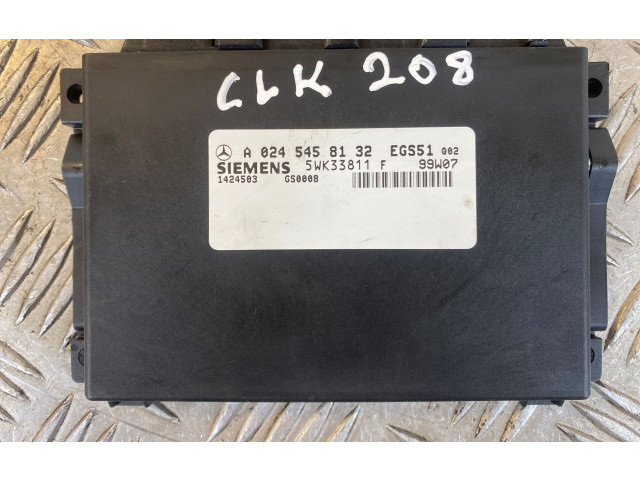 Блок управления коробкой передач A0245458132, 1424503   Mercedes-Benz CLK A208 C208