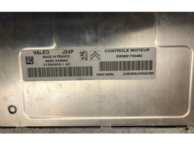 Řídící jednotka 9661700480   Peugeot 207 2009