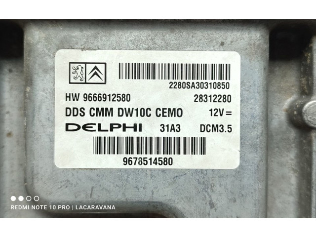 Řídící jednotka 9666912580   Fiat Scudo 2013