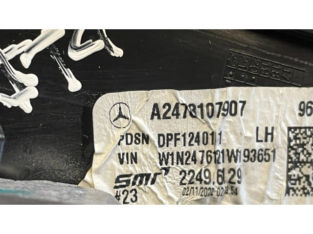 Zpětné zrcátko  levé Mercedes-Benz GLB x247 2020  A2478107907  