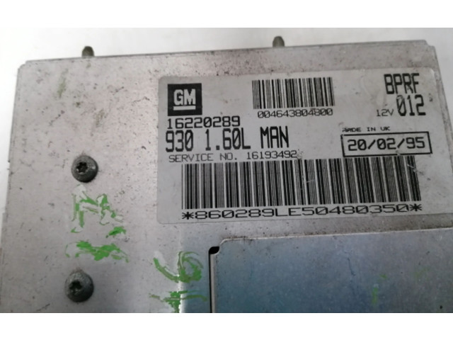 Блок управления двигателя 16220289, BPRF   Alfa Romeo 145 - 146