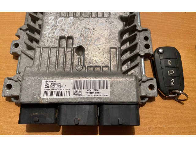 Řídící jednotka 9804127280, SID807EV0   Peugeot 308 2014