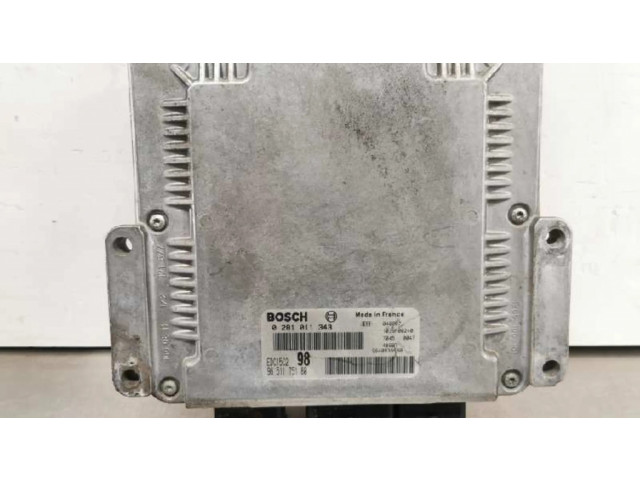 Řídící jednotka 9651175180, 0281011343   Peugeot Expert 2000