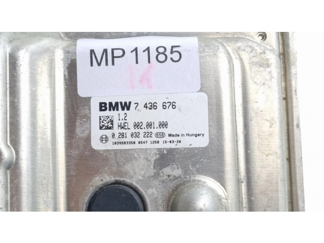 Блок управления двигателя 7436676   BMW X6 F16