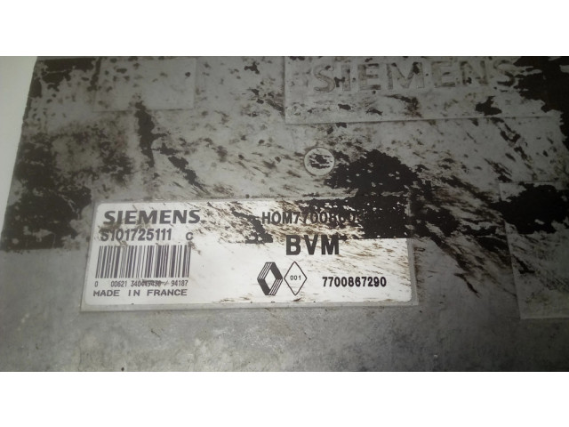 Řídící jednotka 7700867290, S101725111   Renault Laguna I 1999