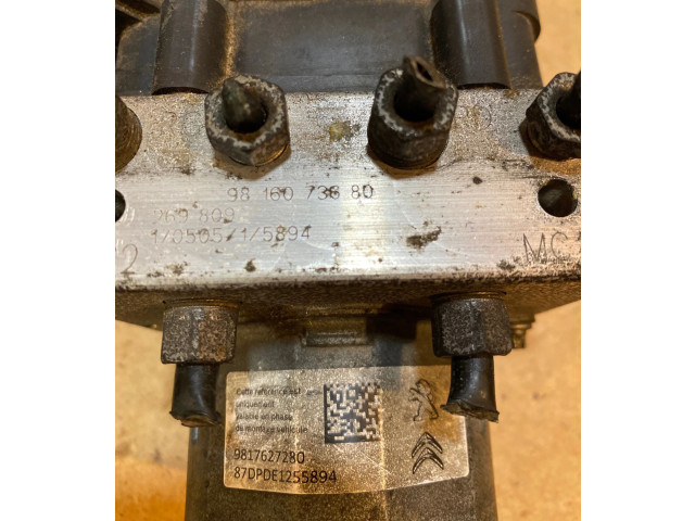 Jednotka ABS 9816073680, 0265254880   Peugeot 308 2015