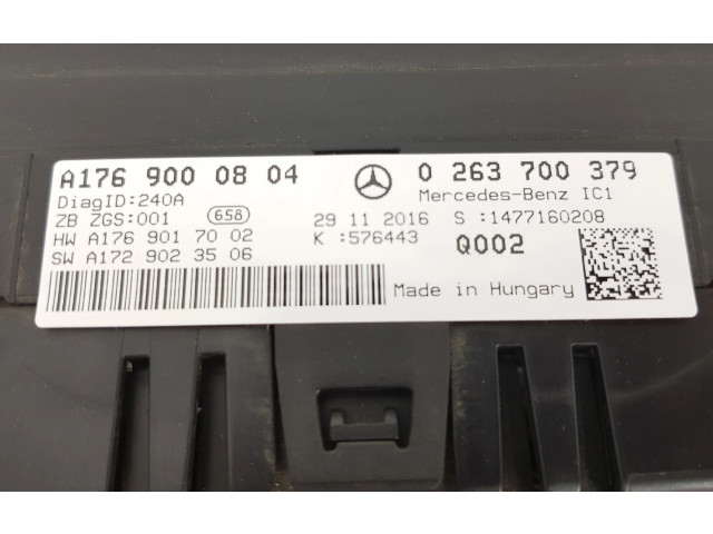 Přístrojová deska  Mercedes-Benz A W176 2016 A1769000804, A1769000804  