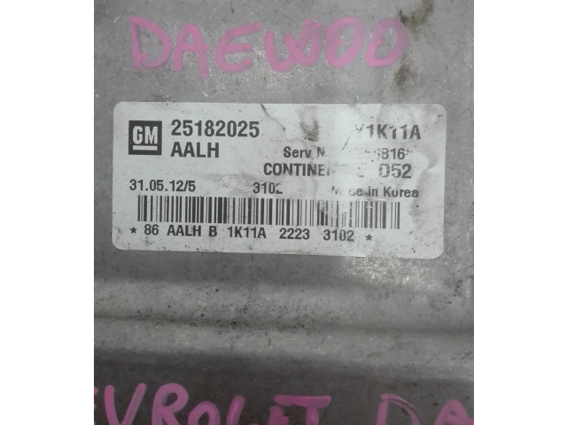 Řídící jednotka 25182025, 25182025   Chevrolet Spark 2010