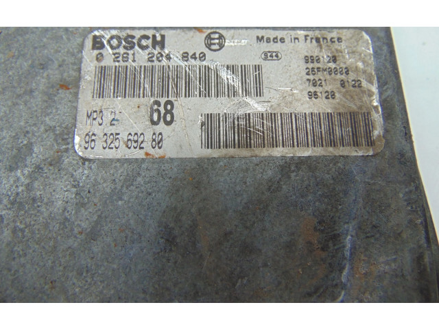 Řídící jednotka 9632569280, 0261204840   Peugeot 806 1995