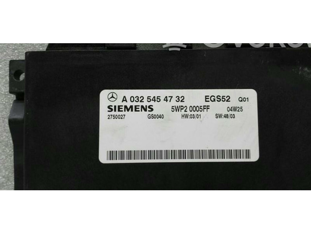Блок управления коробкой передач A0325454732   Mercedes-Benz SL R230