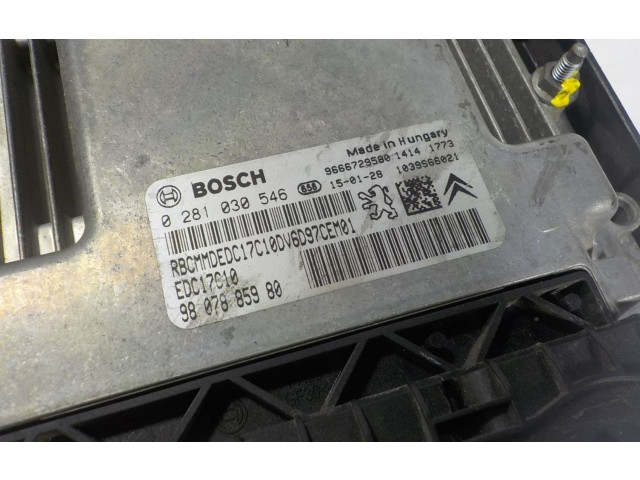 Řídící jednotka 1610190180, 0281030546   Peugeot 2008 I 2015