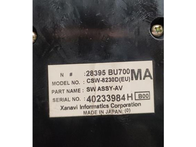 Блок управления климат-контролем 28395BU700, 28395BU700   Nissan Almera Tino