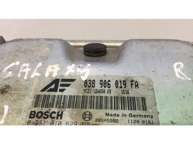 Блок управления двигателя 038906019FA, YM2112A650KB   Ford Galaxy