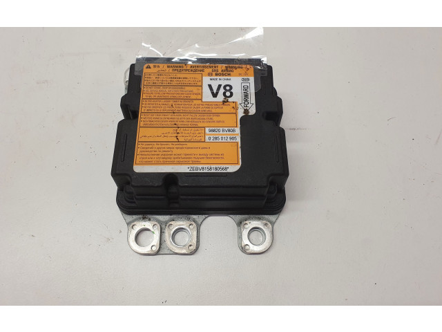 Блок подушек безопасности 0285012905, 98820BV80B   Nissan Juke I F15