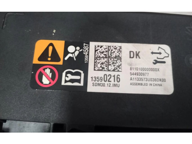 Блок подушек безопасности 13584587, 13584587   Opel Mokka