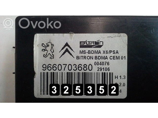 Řídící jednotka 9660703680   Citroen C6 2008