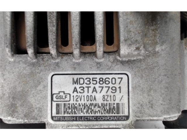 Генератор MD358607, A3TA7791   Mitsubishi Space Runner      