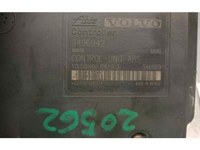 Jednotka ABS 9496941, 10020402814   Volvo S70  V70  V70 XC 2000