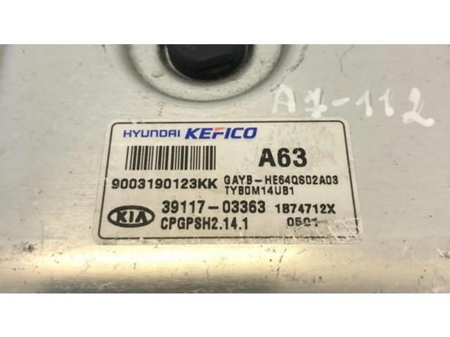 Řídící jednotka 3911703363, 9003190123KK   KIA Rio 2017