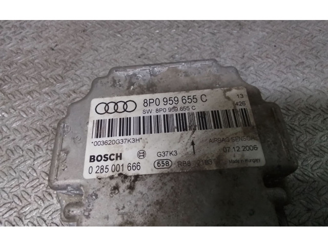 Блок подушек безопасности 8P0959655C, 0285001666   Audi A3 S3 A3 Sportback 8P
