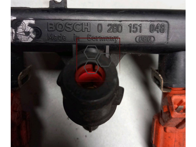 Vstřikovací lišta 60653405   Alfa Romeo 147     