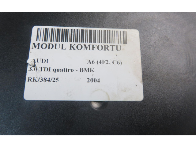 Блок комфорта 4F0910289D, 4F0907289D   Audi A6 S6 C6 4F   