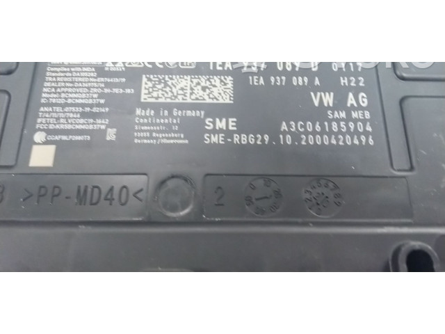 Pojistková skříňka Řídící jednotka BSM 1EA937089D, 1EA937089A   Volkswagen ID.3 2023