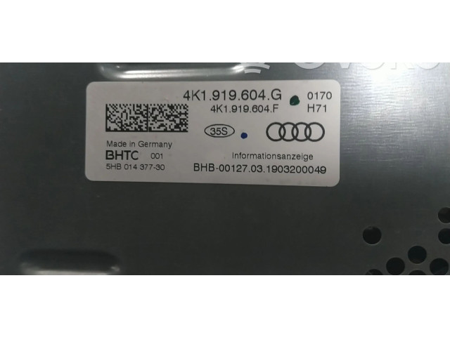 Дисплей    4K1919604G, 4K1919604   Audi A6 S6 C8 4K