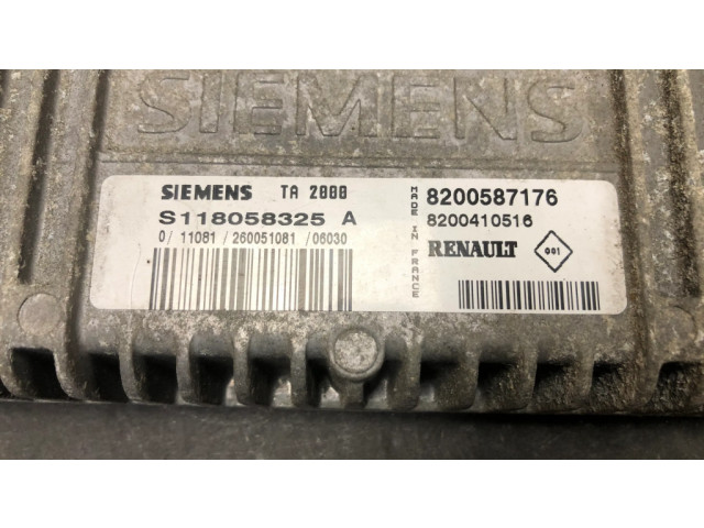 Блок управления коробкой передач 8200587176, S118058325A   Renault Scenic II -  Grand scenic II