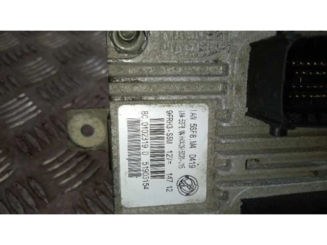 Блок управления двигателя BC0102319D, 51903154   Fiat Panda II