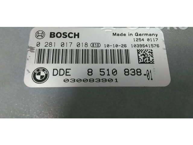 Řídící jednotka 8510838   BMW X6 E71 2011