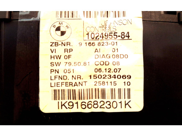 Přístrojová deska  BMW 1 E81 E87 2008 9166823, 102495584  