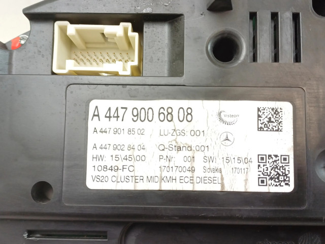 Панель приборов A4479006808, A4479018502   Mercedes-Benz Vito Viano W447       