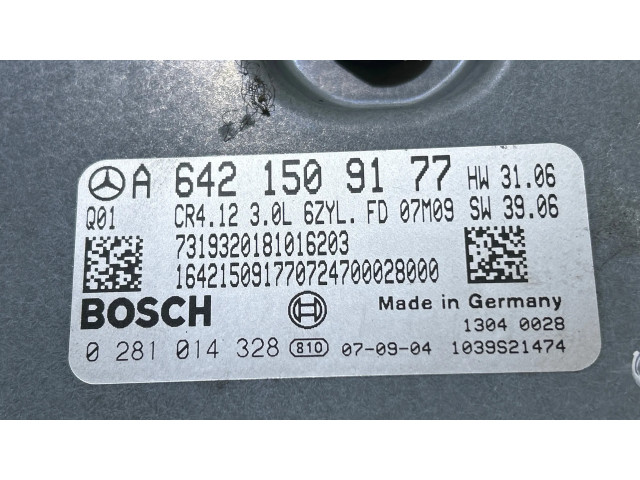Řídící jednotka A6421509177, 0281014328   Mercedes-Benz E W211 2008