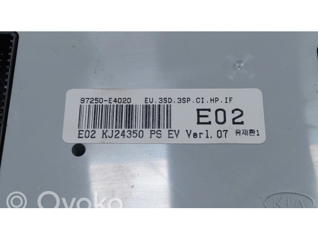 Блок управления климат-контролем 97250E4020   KIA Soul