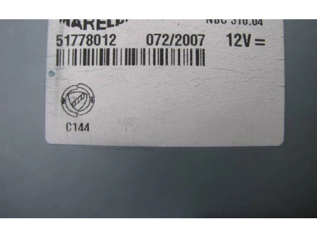 Блок комфорта 51778012, 0722007   Fiat Linea   