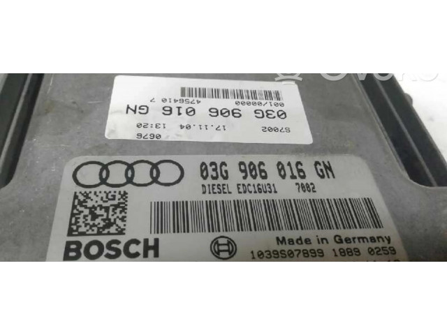 Блок управления двигателя 03G906016GN   Audi A4 Allroad